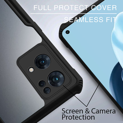 Beetle for Oppo Reno 7 Pro (5G)  Back Case , [Military Grade Protection] Shock Proof Slim Hybrid Bumper Cover (Black)