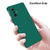 Matte Lens Protective Back Cover for Poco F3 GT , Slim Silicone with Soft Lining Shockproof Flexible Full Body Bumper Case , Green