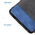 Fabric + Leather Hybrid Protective Case Cover for Samsung Galaxy S9+ (PLUS) -  Black , Blue - Mobizang