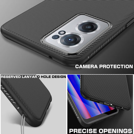 Twill Shockproof Soft Flexible Back Case Cover for OnePlus Nord CE 2 (Black)