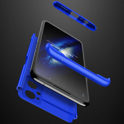 Double Dip Full 360 Protection Back Case Cover for Realme 9i (Blue)
