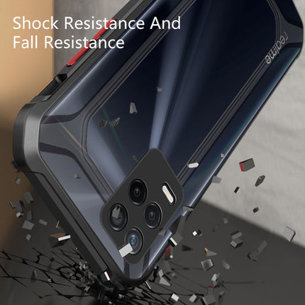 Unicorn for Realme 8 (5G) Clear Back Case, [Military Grade Protection] Shock Proof Slim Hybrid Bumper Cover (Black)