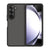 Mobizang Hawkeye Clear Back Cover for Samsung Galaxy Z Fold 5 | Camera Lens Protector Shockproof Slim Clear Case Cover (Black Sides)