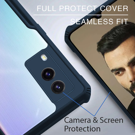 Beetle for Vivo V21E (5G) Back Case , [Military Grade Protection] Shock Proof Slim Hybrid Bumper Cover (Blue)
