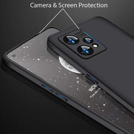 Double Dip Full 360 Protection Back Case Cover for Realme 9 PRO PLUS (Black)