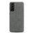 Woven Soft Fabric Case for Samsun Galaxy S21 FE Back Cover, Shock Protection Slim Hard Anti Slip Back Cover (Grey)