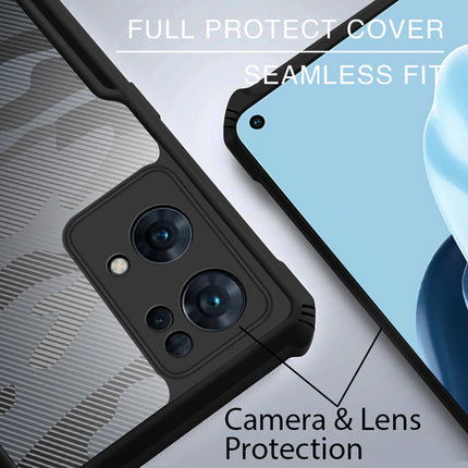 Beetle Camouflage for Oppo Reno 7 Pro (5G) Back Case, [Military Grade Protection] Shock Proof Slim Hybrid Bumper Back Cover , Black