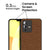 Mobizang Soft Fabric & Leather Hybrid Protective Case Cover for Vivo V23 PRO (5G) (Brown)