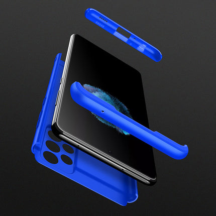 Double Dip Full 360 Protection Back Case Cover for Samsung Galaxy A73 (5G) (Blue)