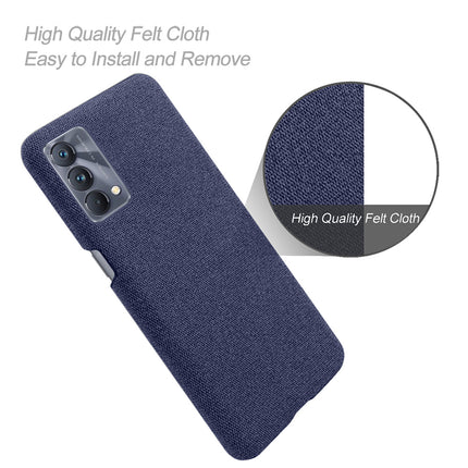 Woven Soft Fabric Case for Realme GT Master  Back Cover, Shock Protection Slim Hard Anti Slip Back Cover (Blue)