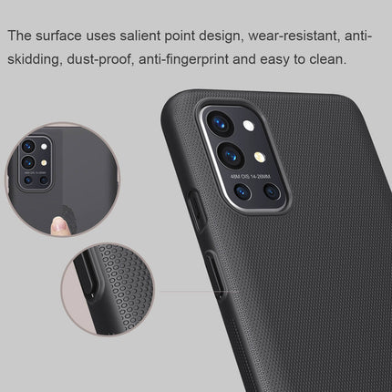 Nillkin Frosted Shield Hard Back Case Cover for OnePlus 9R / One Plus 9R (Black)