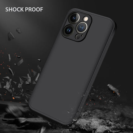 Double Dip Full 360 Protection Back Case Cover for Apple iPhone 13 Pro Max (6.7) (Black)