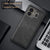 Mobizang Tux Leather Back Cover for Realme GT Neo 5 (5G) | Slim Shockproof Camera Protection Bumper Case (Black)