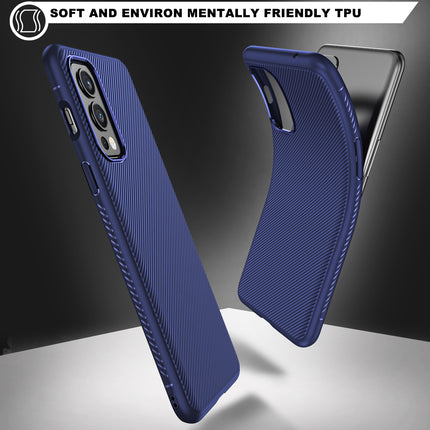 Twill Shock Proof Soft Flexible Back Case Cover for OnePlus Nord 2 (5G) / One Plus Nord 2 (5G)  (Blue)