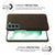Woven Soft Fabric Case for Samsung Galaxy S22 Plus Back Cover, Shock Protection Slim Hard Anti Slip Back Cover (Brown)