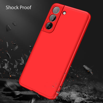 Double Dip Full 360 Protection Back Case Cover for Samsung Galaxy S22 Plus (Red)
