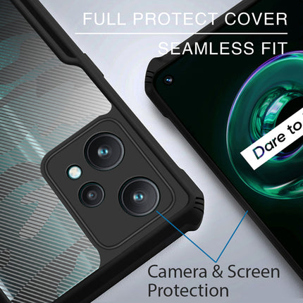 Beetle Camouflage for Realme 9 Pro Plus Back Case, [Military Grade] Shockproof Slim Hybrid Cover (Black)