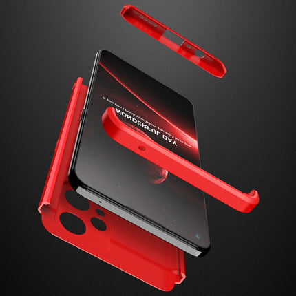 Double Dip Full 360 Protection Back Case Cover for Realme 9 PRO PLUS (Red)