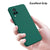 Matte Lens Protective Back Cover for Vivo V21 (5G) , Slim Silicone with Soft Lining Shockproof Flexible Full Body Bumper Case , Green