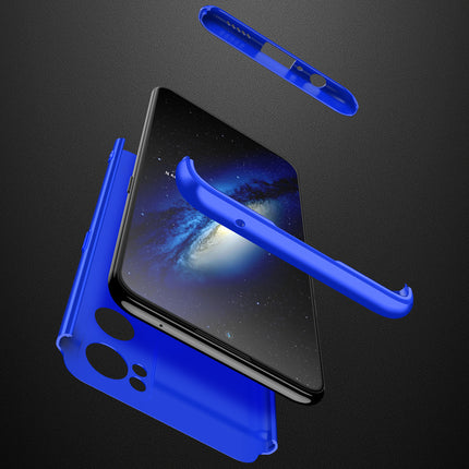 Double Dip Full 360 Protection Back Case Cover for Oppo Reno 7 (5G) (Blue)