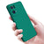 Matte Lens Protective Back Cover for Oppo Reno 7 Pro (5G) , Slim Silicone with Soft Lining Shockproof Flexible Full Body Bumper Case (Green)