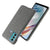 Woven Soft Fabric Case for Motorola Moto G60 Back Cover, Shock Protection Slim Hard Anti Slip Back Cover (Grey)