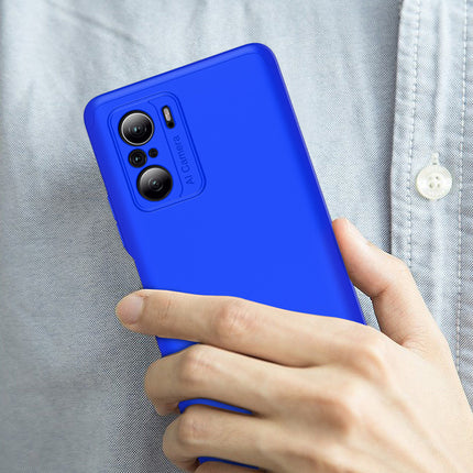 Double Dip Full 360 Protection Back Case Cover for Xiaomi Mi 11X / 11X Pro (Blue)