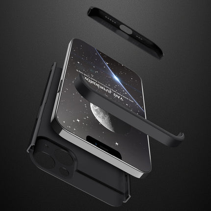 Double Dip Full 360 Protection Back Case Cover for Apple iPhone 13 (6.1) (Black)