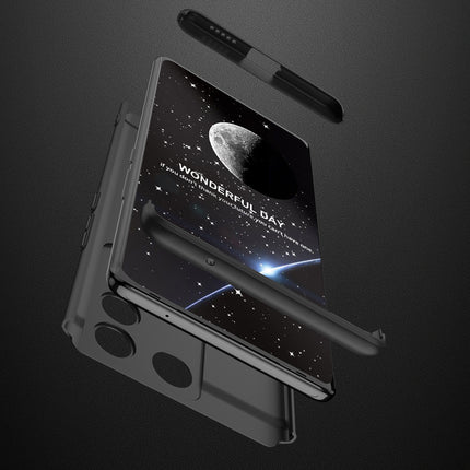 Mobizang Double Dip Full 360 Protection Back Case Cover for Vivo V27/ V27 Pro (5G) (Black)