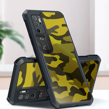 Beetle Camouflage for Poco M3 PRO / Redmi Note 10T 5G Back Case, [Military Grade Protection] Shock Proof Slim Hybrid Bumper Cover (Black)