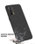 Soft Full Fabric Protective Back Case Cover for Realme GT Master (Black)