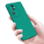 Mobizang Matte Protective Lens Flexible Back Cover for Oppo Reno 10 PRO + Plus | Slim Silicone with Soft Lining Shockproof Full Body Bumper Case (Green)