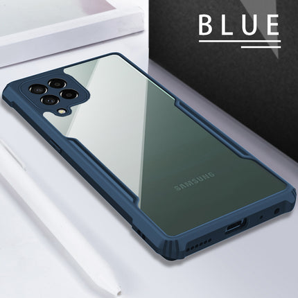Beetle for Samsung Galaxy M53 (5G) Back Case, [Military Grade] Shockproof Slim Hybrid Cover (Blue)