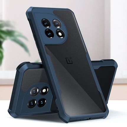 Mobizang Beetle for OnePlus 11R Back Case | [Military Grade Protection] Shock Proof Slim Hybrid Bumper Cover (Blue)