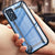 Unicorn for Samsung Galaxy M52 (5G) Clear Back Case, [Military Grade Protection] Shock Proof Slim Hybrid Bumper Cover (Blue)