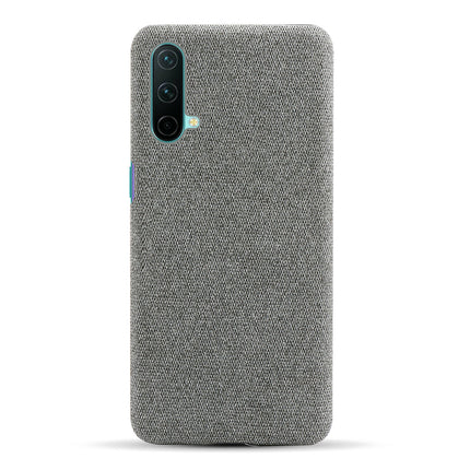 Woven Soft Fabric Case for OnePlus Nord CE (5G) /One Plus Nord CE (5G) Back Cover, Shock Protection Slim Hard Anti Slip Back Cover (Grey)