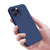Matte Lens Protective Back Cover for Apple iPhone 13 Pro Max (6.7) , Slim Silicone with Soft Lining Shockproof Flexible Full Body Bumper Case (Blue)