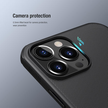 Nillkin Super Frosted Shield Hard Back Cover Case for Apple iPhone 13 PRO (6.1) (Black)