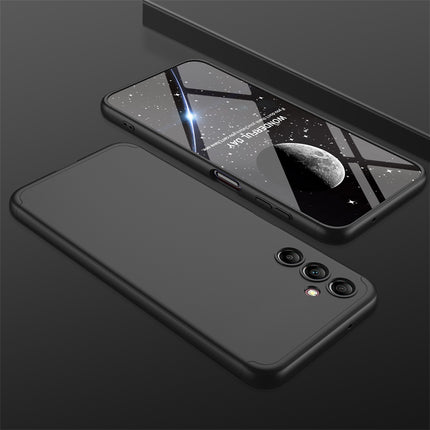 Mobizang Double Dip Full 360 Protection Back Case Cover for Samsung Galaxy A14 (5G) (Black)