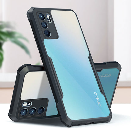 Beetle for Oppo Reno 6 Back Case , [Military Grade Protection] Shock Proof Slim Hybrid Bumper Cover (Black)