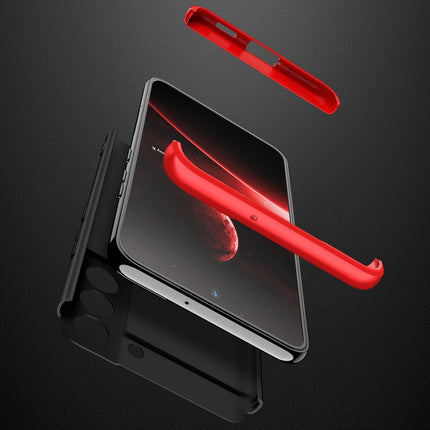Double Dip Full 360 Protection Back Case Cover for Samsung Galaxy S22 Plus (Red ,Black)