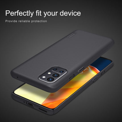 Nillkin Frosted Shield Hard Back Case Cover for OnePlus 9R / One Plus 9R (Black)