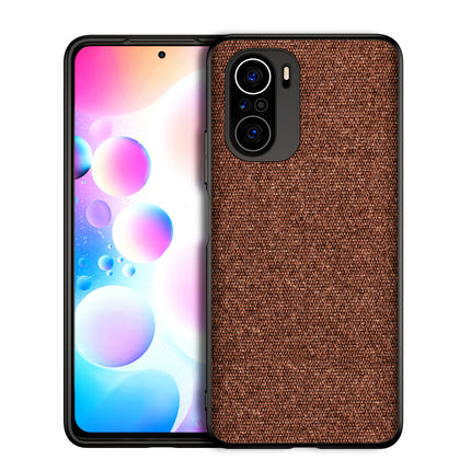 Soft Full Fabric Protective Shockproof Back Case Cover for Xiaomi Mi 11X Pro / Mi 11X (Full Brown)