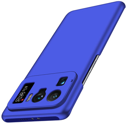 Silk Smooth Finish [Full Coverage] All Sides Protection Slim Back Cover For Xiaomi Mi 11 Ultra (Blue)