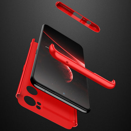 Double Dip Full 360 Protection Back Case Cover for Oppo Reno 7 (5G) (Red)
