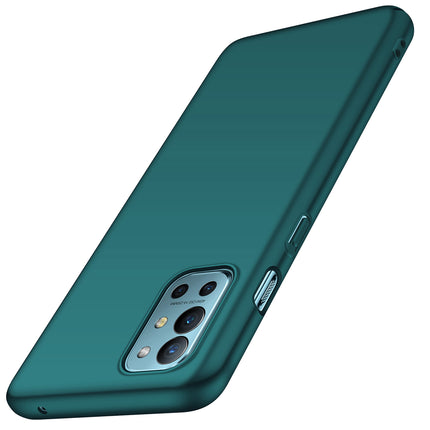 Silk Smooth Finish [Full Coverage] All Sides Protection Slim Back Cover For OnePlus 9R / One Plus 9R (Green)