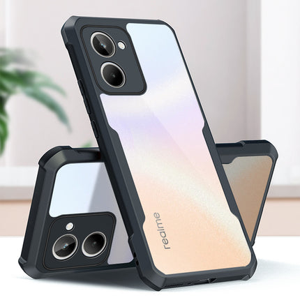 Mobizang Beetle for Realme 10 Pro Back Case | [Military Grade Protection] Shock Proof Slim Hybrid Bumper Cover (Black)