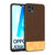 Soft Fabric & Leather Hybrid Protective Case Cover for Oppo A16K (Brown)