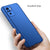 Silk Smooth Finish [Full Coverage] All Sides Protection Slim Back Cover For Xiaomi Redmi Note 10 /  Note 10S (Blue)