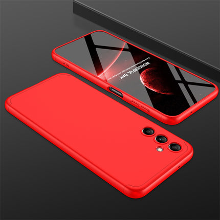 Mobizang Double Dip Full 360 Protection Back Case Cover for Samsung Galaxy A14 (5G) (Red)